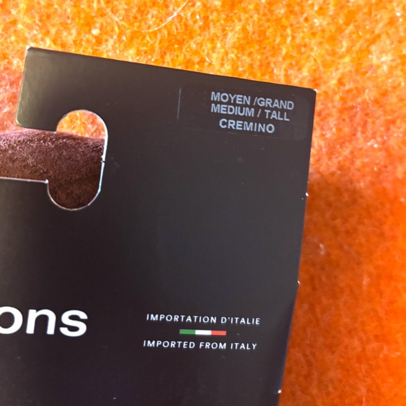 Chocolate expresso touch of cashmere diamond tights made in Italy NWT - Picture 5 of 7